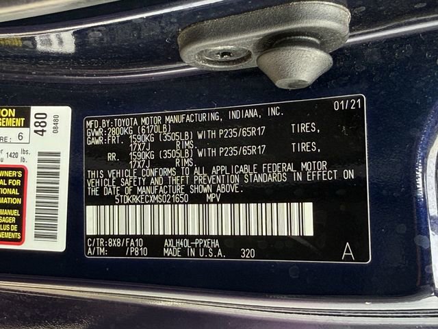 Used 2021 Toyota Sienna LE FWD image 34