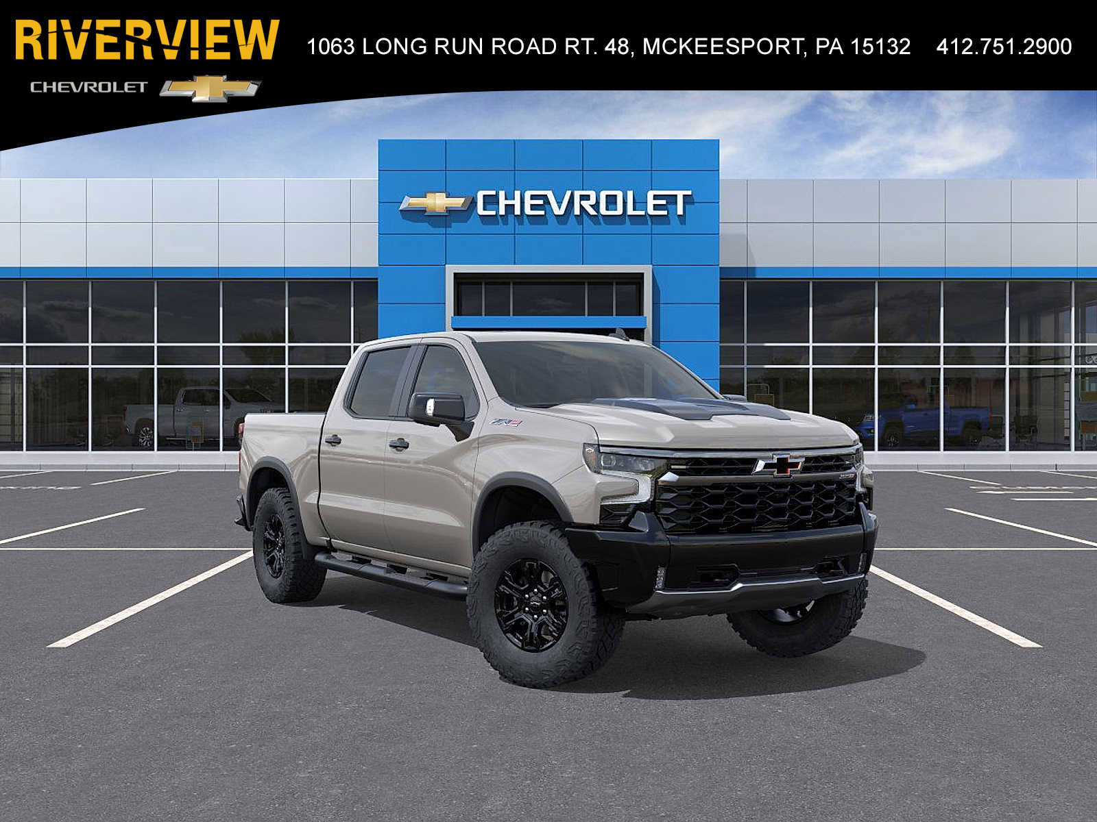 New 2026 Chevrolet Silverado 1500 ZR2 w/ Dark Appearance Package image 1