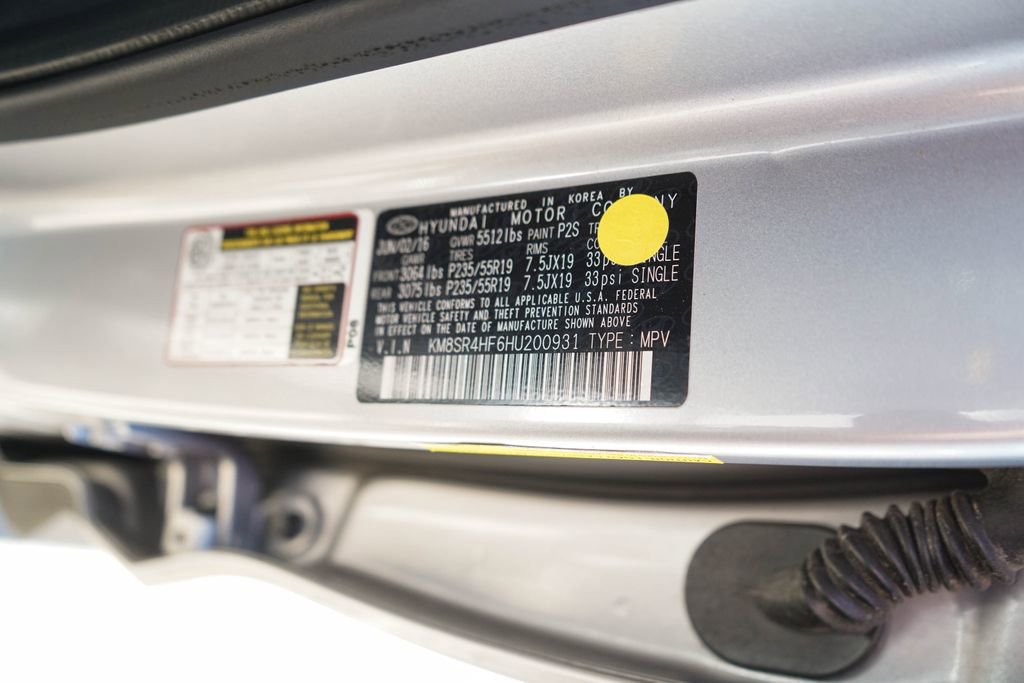 Used 2017 Hyundai Santa Fe SE Ultimate w/ SE Ultimate Tech Package 03 image 40