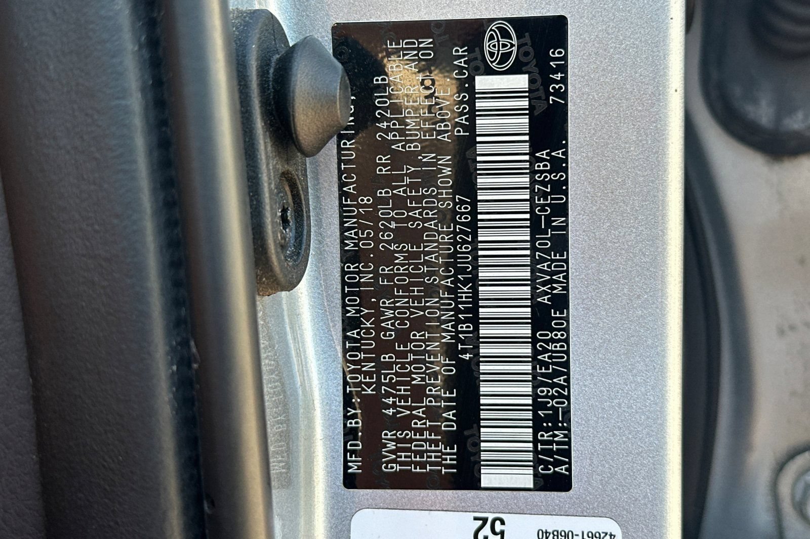 Used 2018 Toyota Camry SE FWD image 32