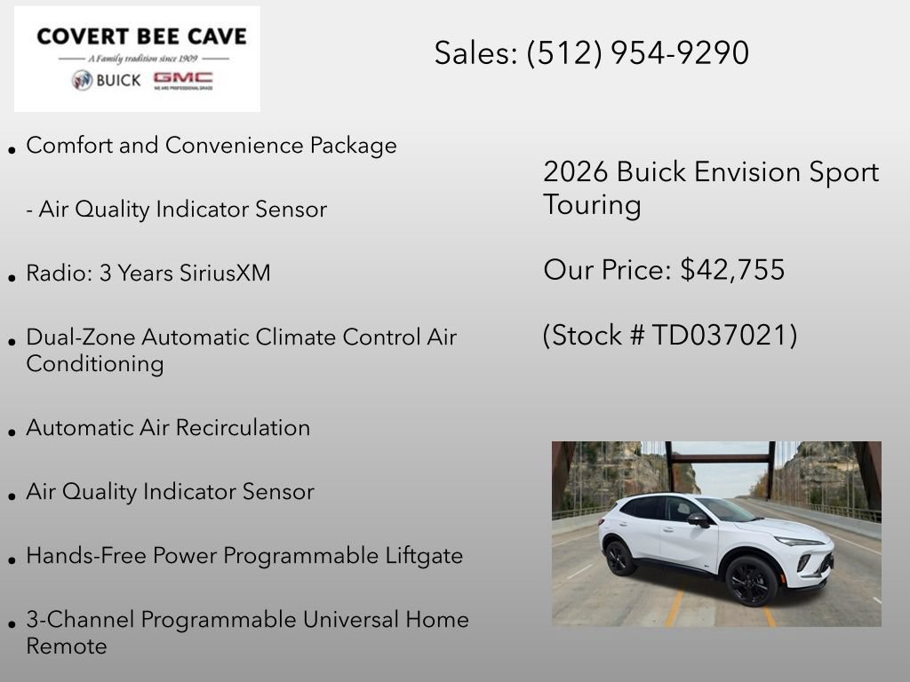 New 2026 Buick Envision Sport Touring AWD/4WD image 12