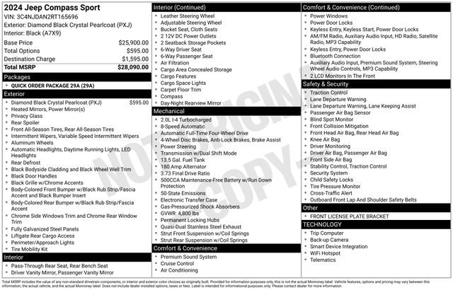 Used 2024 Jeep Compass Sport image 11