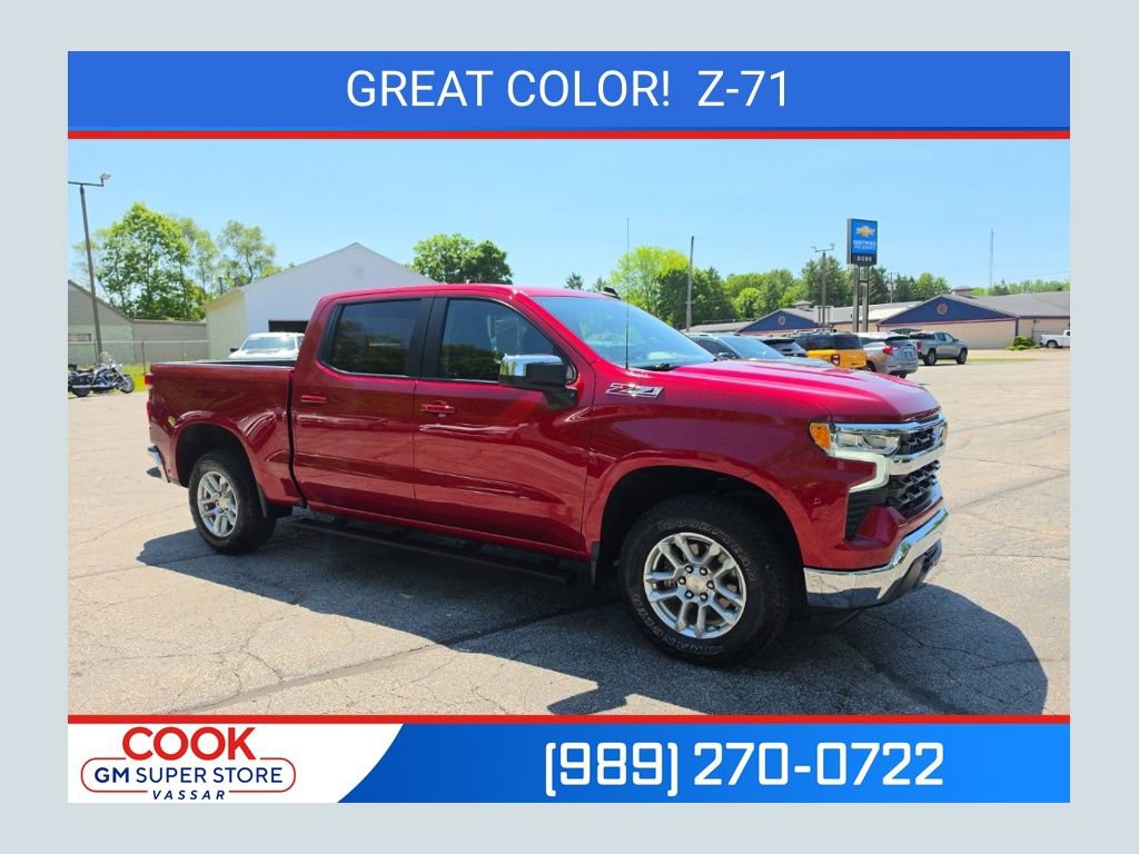 Certified 2024 Chevrolet Silverado 1500 LT w/ Z71 Off-Road Package AWD/4WD image 1