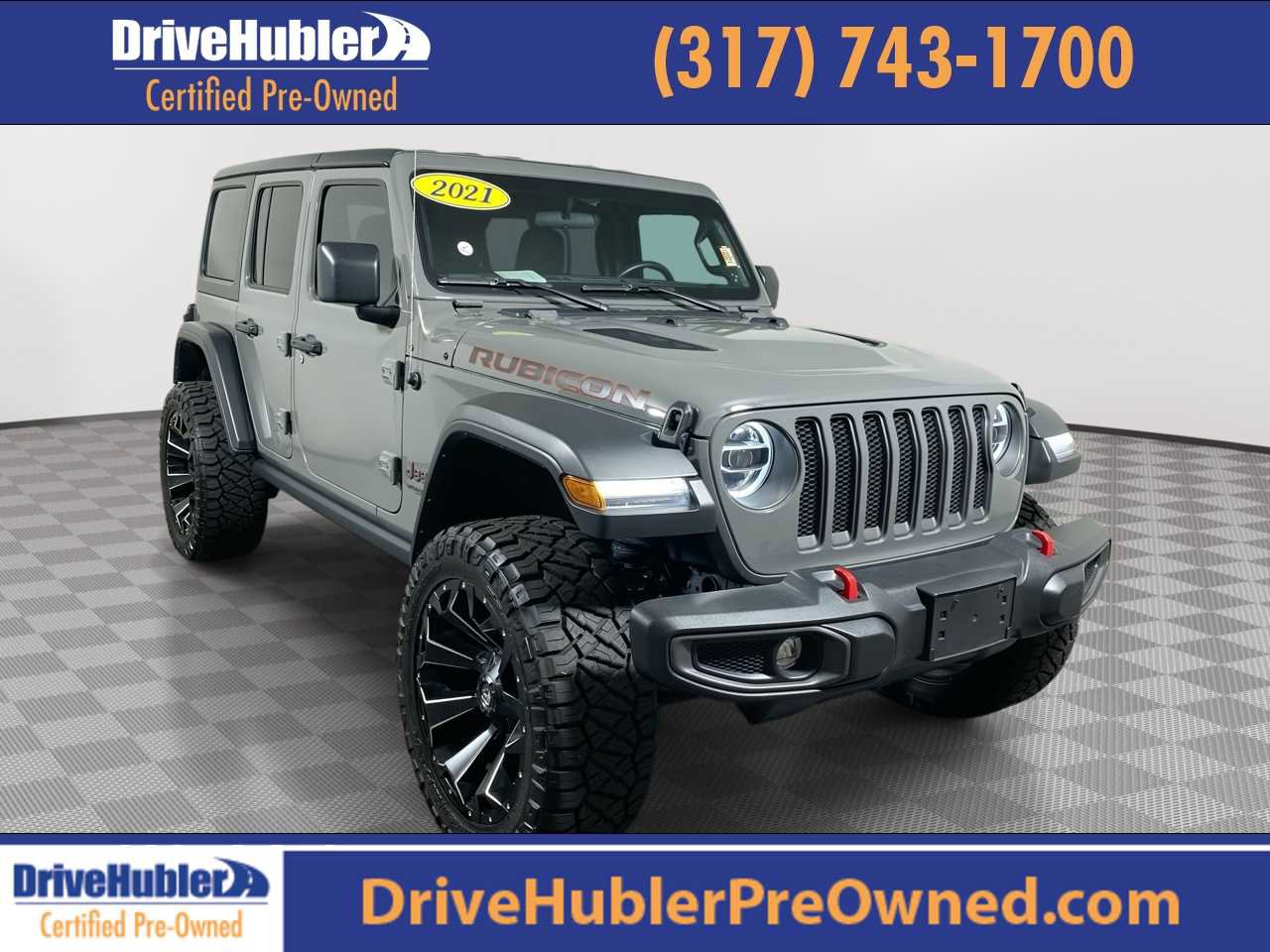Used 2021 Jeep Wrangler Unlimited Rubicon w/ LED Lighting Group image 1