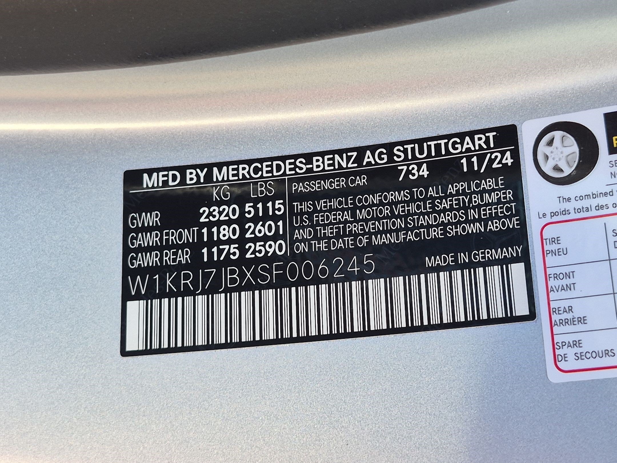 Used 2025 Mercedes-Benz AMG GT 63 image 34