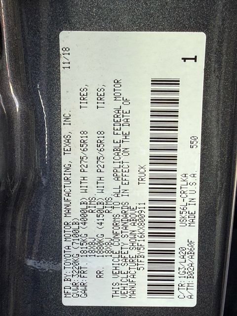 Used 2019 Toyota Tundra Limited image 18