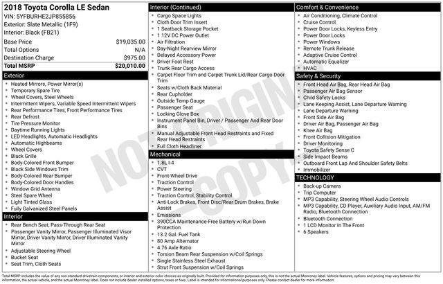 Used 2018 Toyota Corolla LE image 31