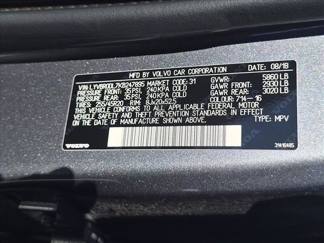 Used 2019 Volvo XC60 T8 Inscription w/ Advanced Package AWD/4WD image 15