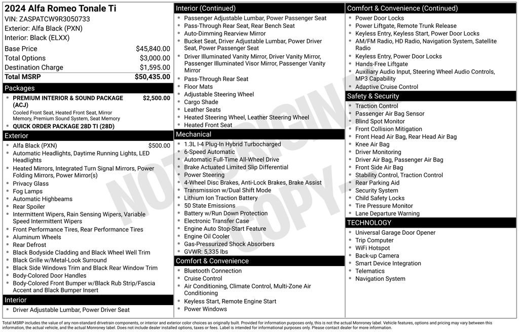 Used 2024 Alfa Romeo Tonale Ti image 3