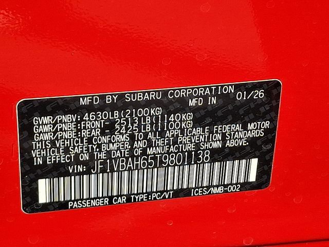 New 2026 Subaru WRX Premium image 11