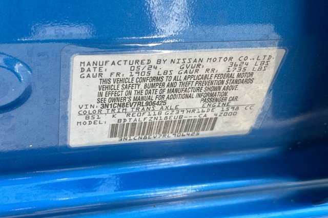 Used 2024 Nissan Versa SV FWD image 37