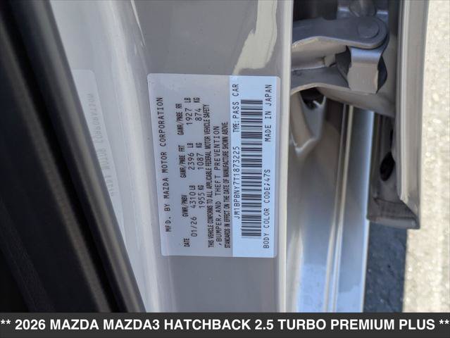 New 2026 MAZDA MAZDA3 Hatchback w/Premium Plus Pkg AWD/4WD image 15