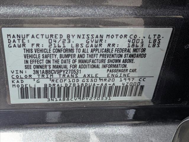 Certified 2023 Nissan Sentra SV FWD image 23
