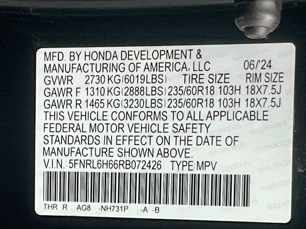 Used 2024 Honda Odyssey EX-L image 33