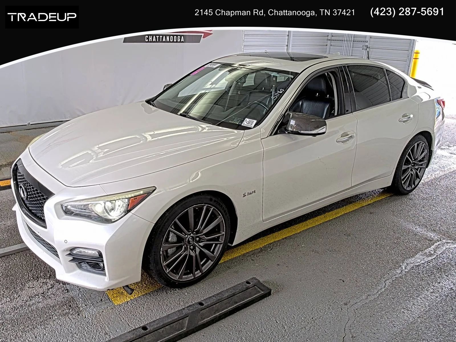 Used 2016 INFINITI Q50 Red Sport 400 RWD image 1