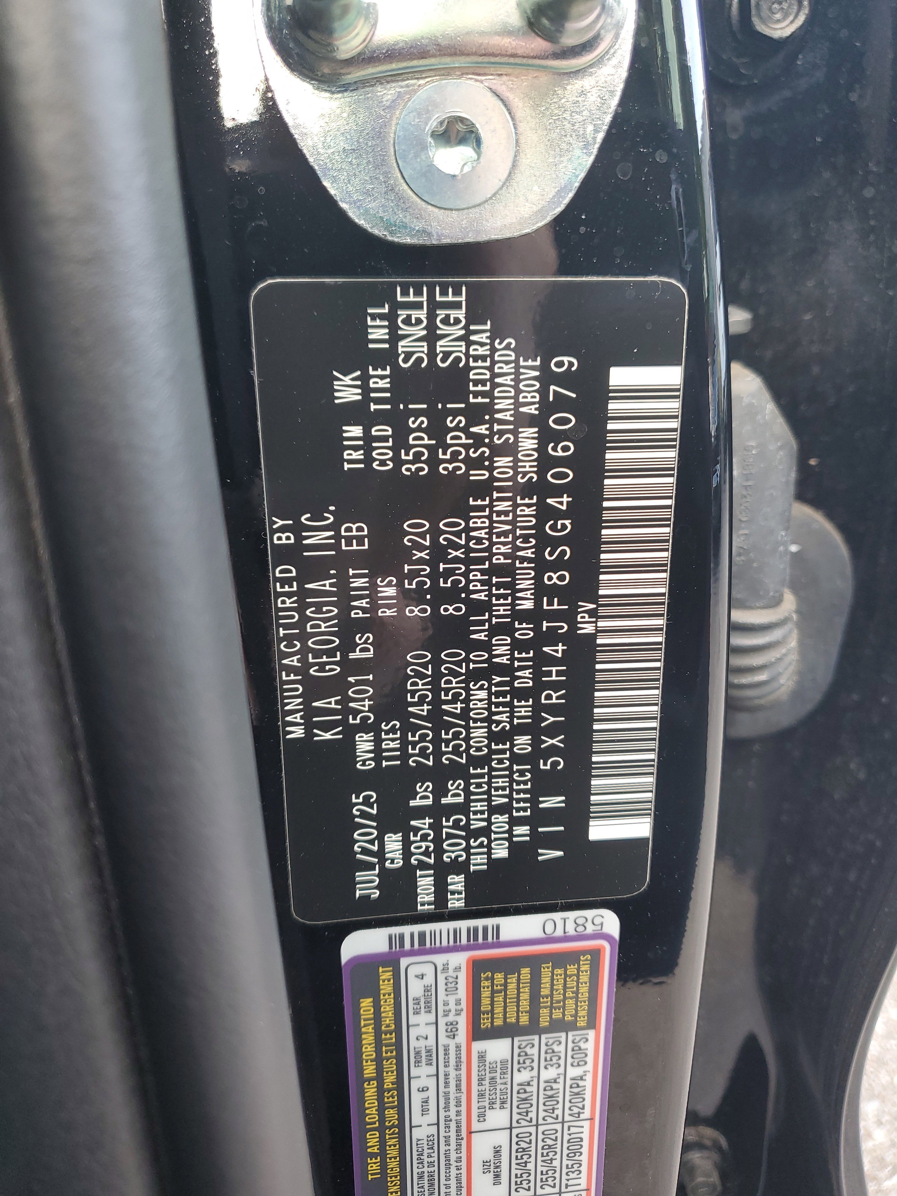 Certified 2025 Kia Sorento EX w/ Panoramic Sunroof Package FWD image 29