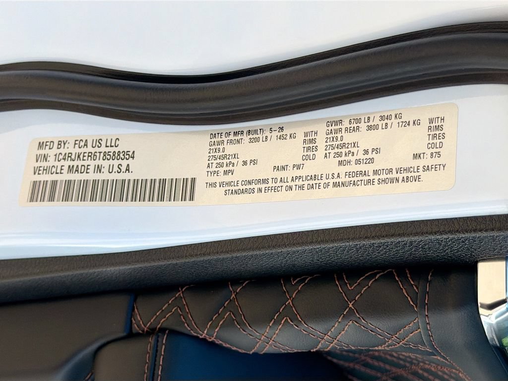 New 2026 Jeep Grand Cherokee L Summit AWD/4WD image 46