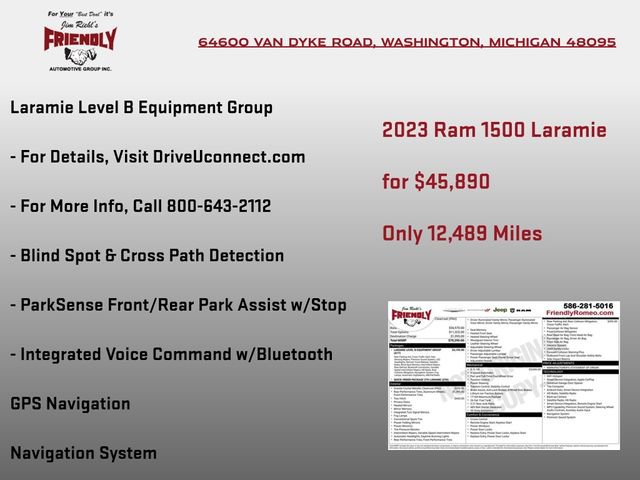 Used 2023 RAM 1500 Laramie AWD/4WD image 7