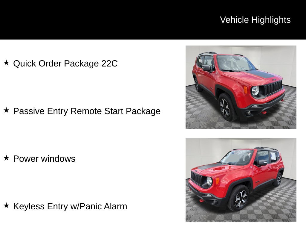 Used 2020 Jeep Renegade Trailhawk AWD/4WD image 35