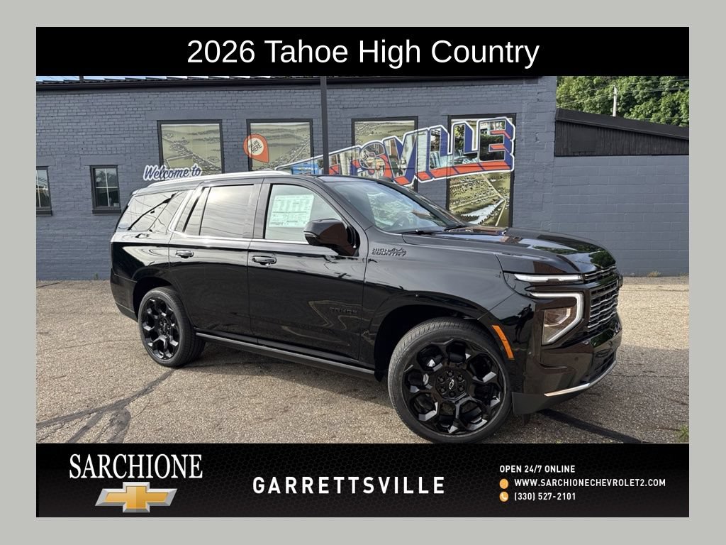 New 2026 Chevrolet Tahoe High Country AWD/4WD image 1