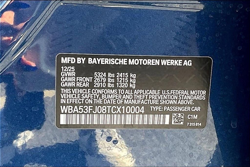 New 2026 BMW 530i xDrive w/ Premium Package AWD/4WD image 8
