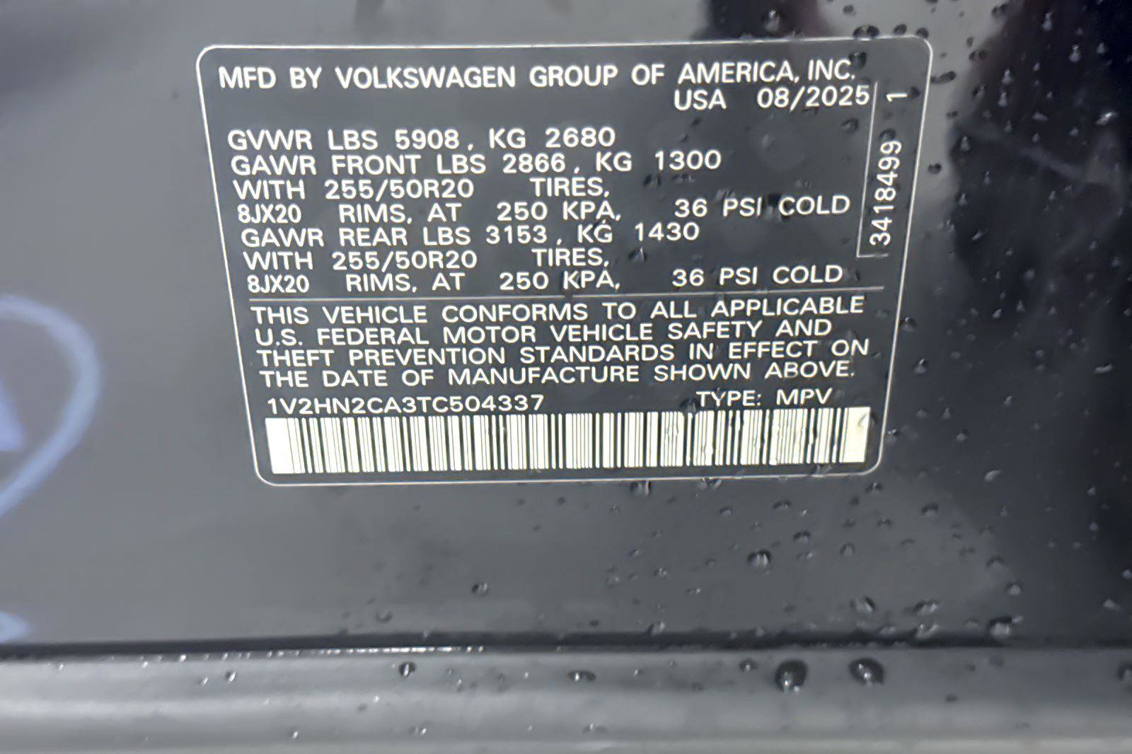 New 2026 Volkswagen Atlas SE image 28