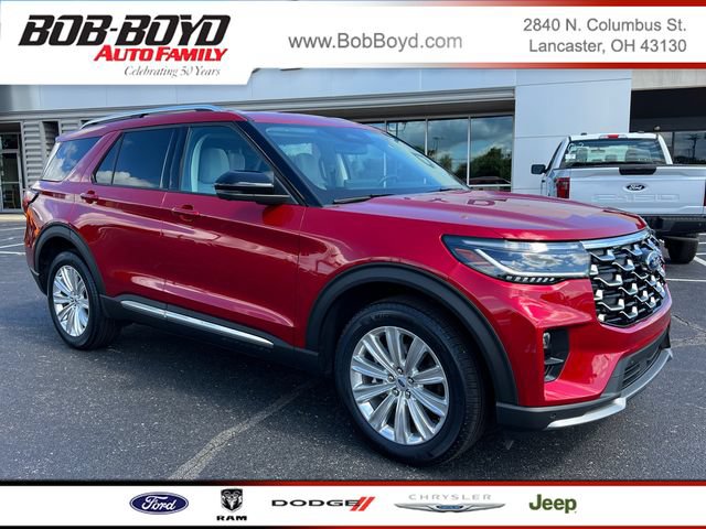 Certified 2025 Ford Explorer Platinum w/ LUX Leather Package