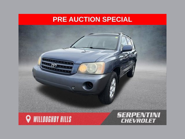 Used 2003 Toyota Highlander Limited w/ Leather Trim Pkg