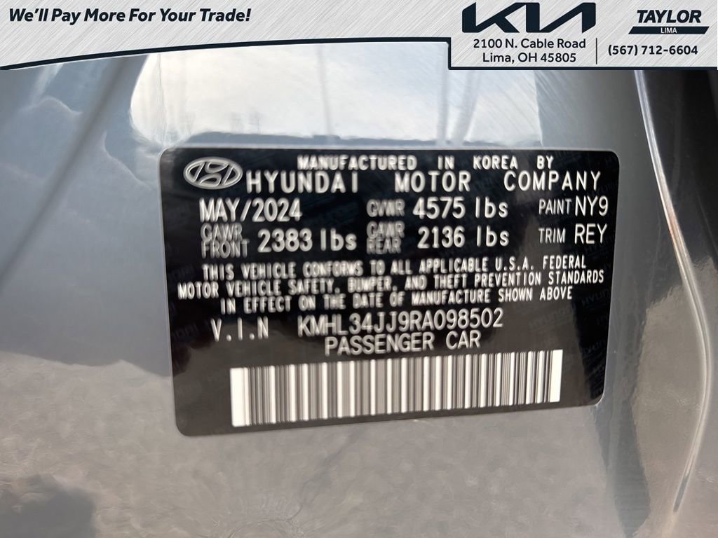 Used 2024 Hyundai Sonata SEL image 32
