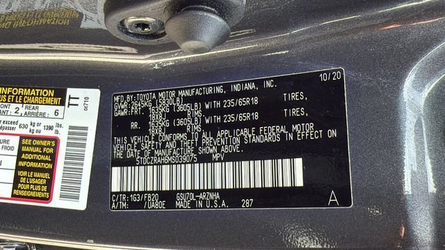 Used 2021 Toyota Highlander L FWD image 27