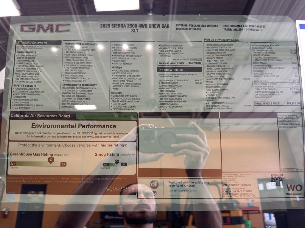 New 2025 GMC Sierra 2500 SLT w/ SLT Premium Package image 47