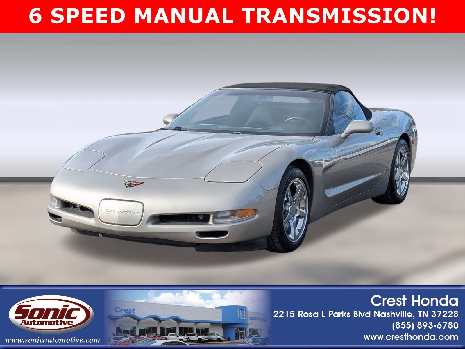 Used 1999 Chevrolet Corvette Convertible w/ Memory Pkg
