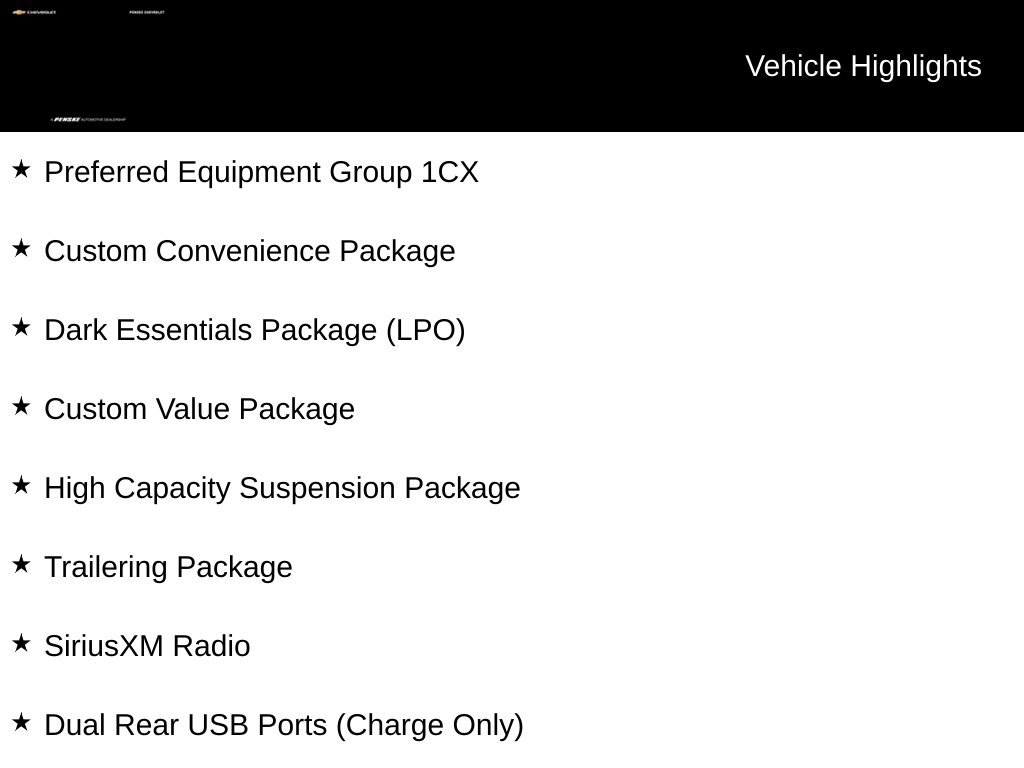 Certified 2024 Chevrolet Silverado 1500 Custom w/ LPO, Dark Essentials Package AWD/4WD image 5