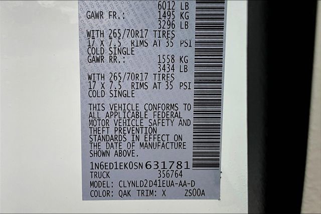 New 2025 Nissan Frontier PRO-4X AWD/4WD image 14