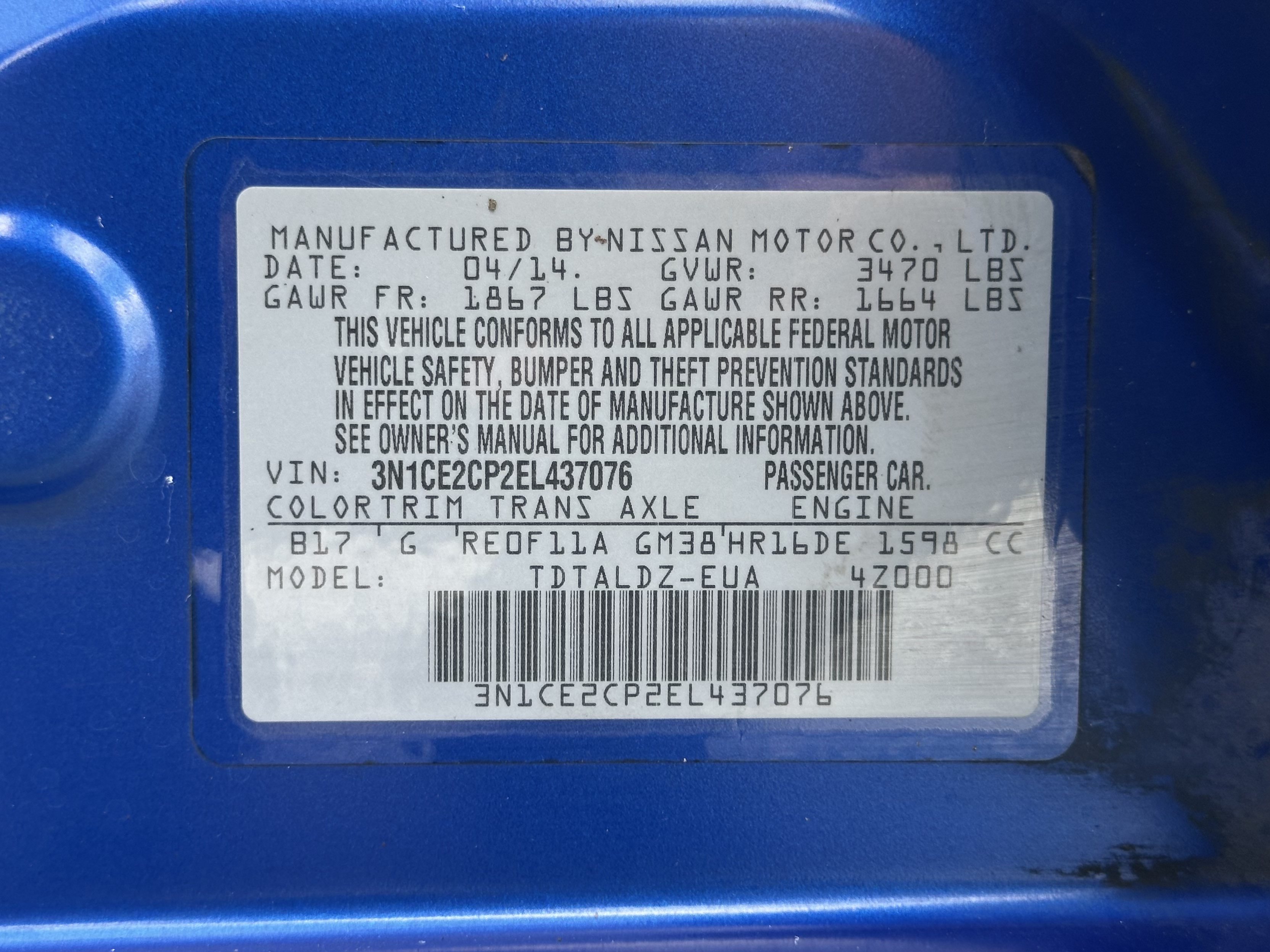 Used 2014 Nissan Versa Note SV FWD image 21