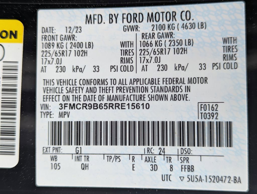Used 2024 Ford Bronco Sport Big Bend AWD/4WD image 35