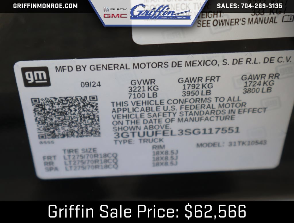 Certified 2025 GMC Sierra 1500 AT4X w/ AT4X AEV Edition AWD/4WD image 54