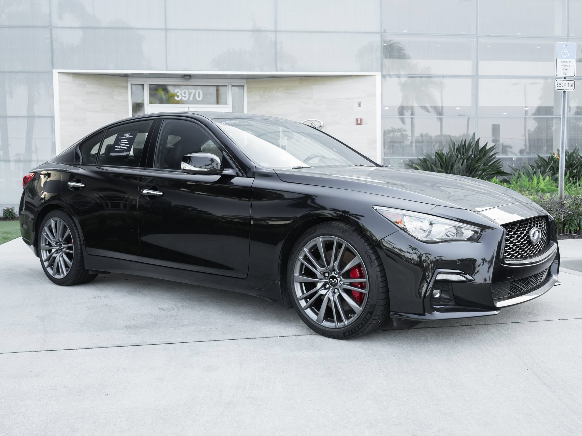 Certified 2023 INFINITI Q50 Red Sport 400 RWD image 2