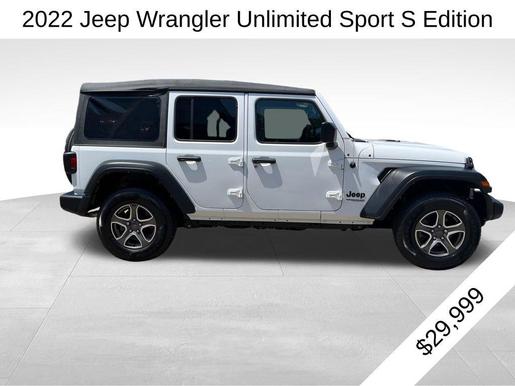 Used 2022 Jeep Wrangler Unlimited Sport AWD/4WD image 2