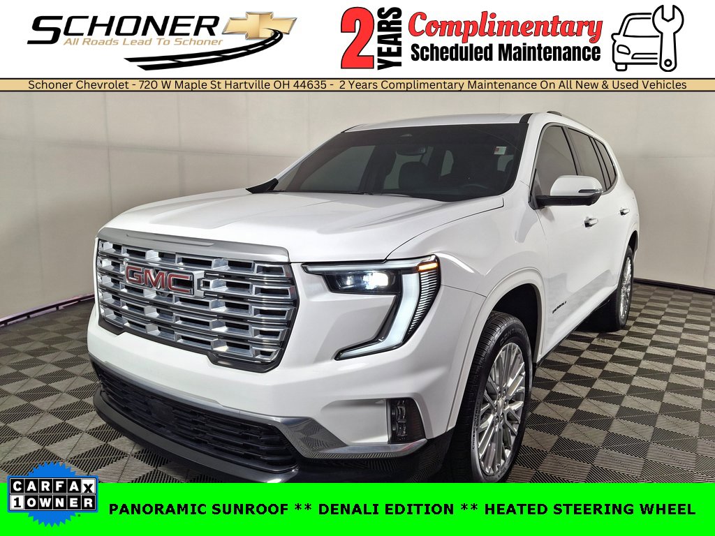 Used 2024 GMC Acadia Denali w/ LPO, Floor Liner Package