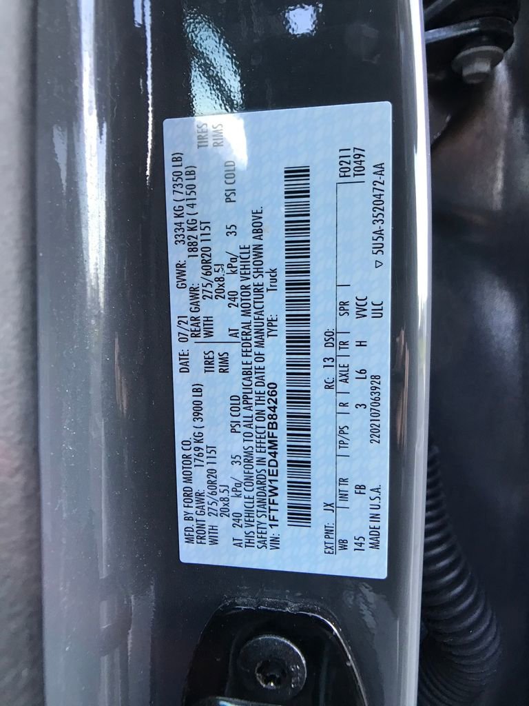 Used 2021 Ford F150 XLT w/ Equipment Group 302A High AWD/4WD image 19