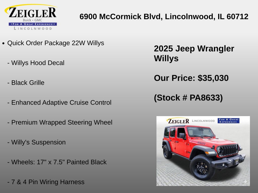 Used 2025 Jeep Wrangler Unlimited Sport AWD/4WD image 24