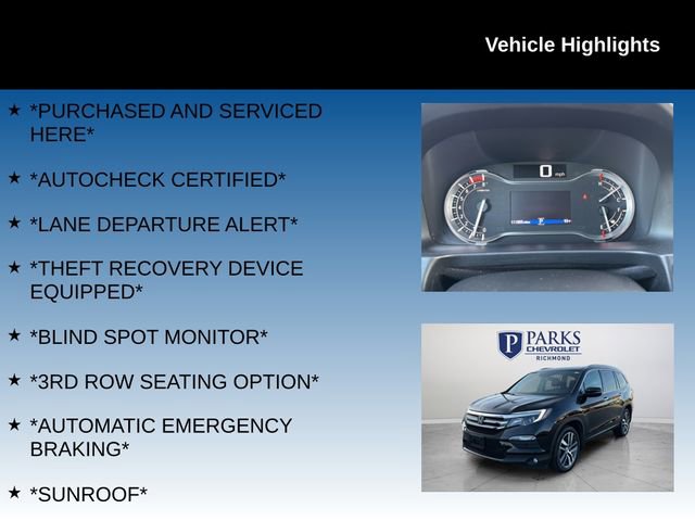 Used 2017 Honda Pilot Elite image 4