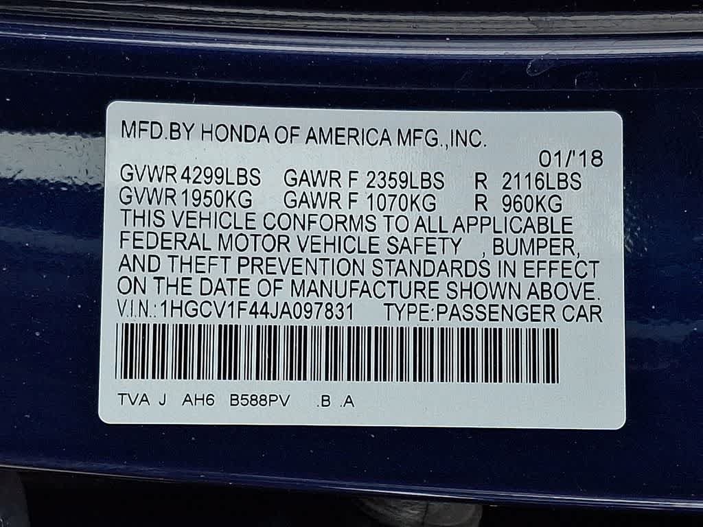 Used 2018 Honda Accord EX image 26