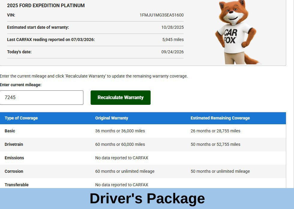 Used 2025 Ford Expedition Platinum w/ Platinum Ultimate Package AWD/4WD image 35