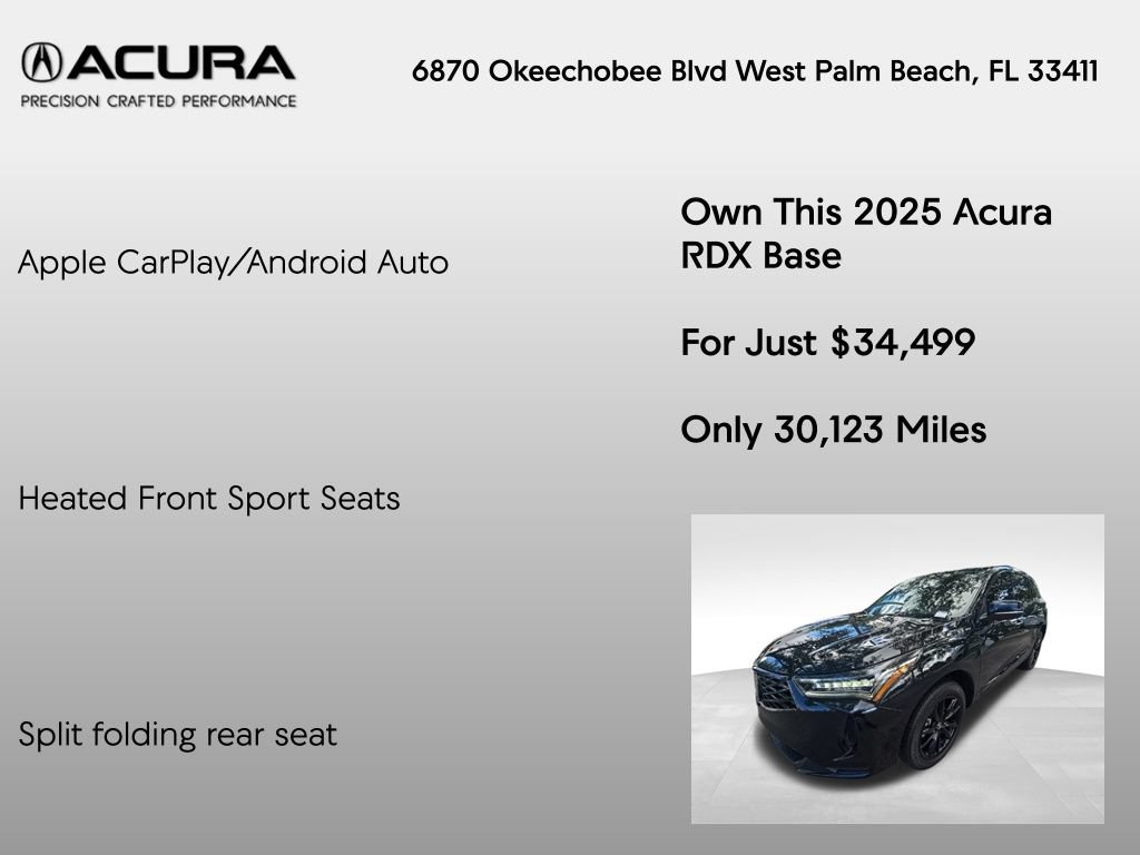 Certified 2025 Acura RDX SH-AWD image 14