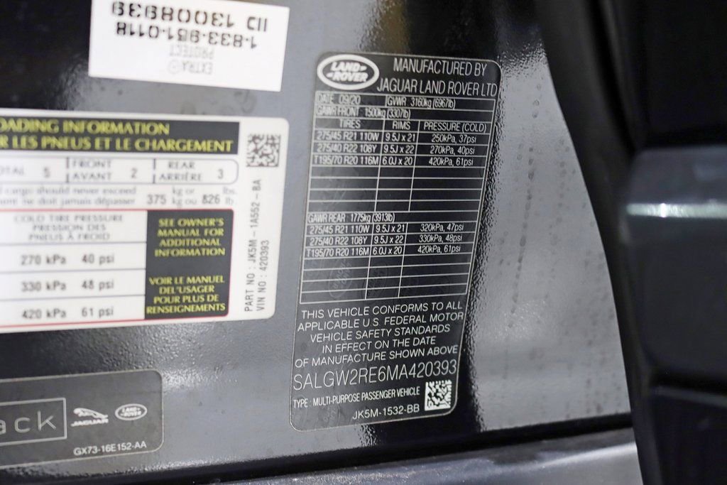 Used 2021 Land Rover Range Rover SV Autobiography Dynamic image 49