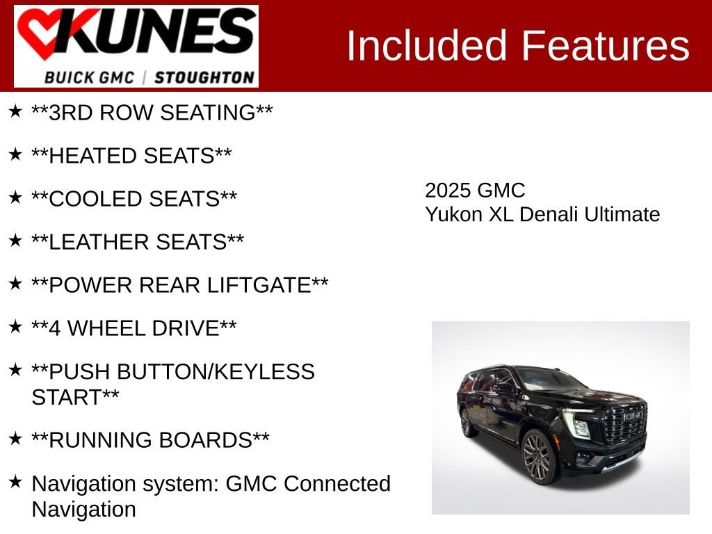 Used 2025 GMC Yukon XL Denali Ultimate image 3