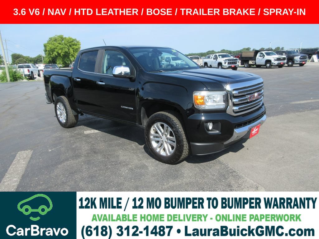 Certified 2018 GMC Canyon SLT w/ Driver Alert Package AWD/4WD image 1
