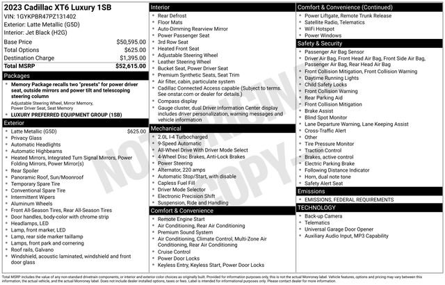 Certified 2023 Cadillac XT6 Luxury video 2